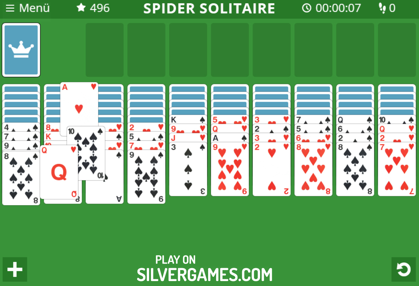 Free Spider Solitaire 🕹️