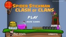 Spider Stickman 7: Menu