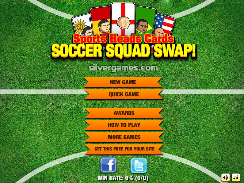 Sports Heads: Soccer - Play Online on SilverGames 🕹️