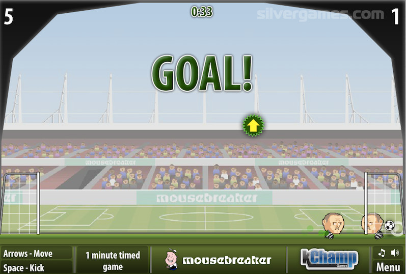 Sports Heads: Soccer - Play Online on SilverGames 🕹️