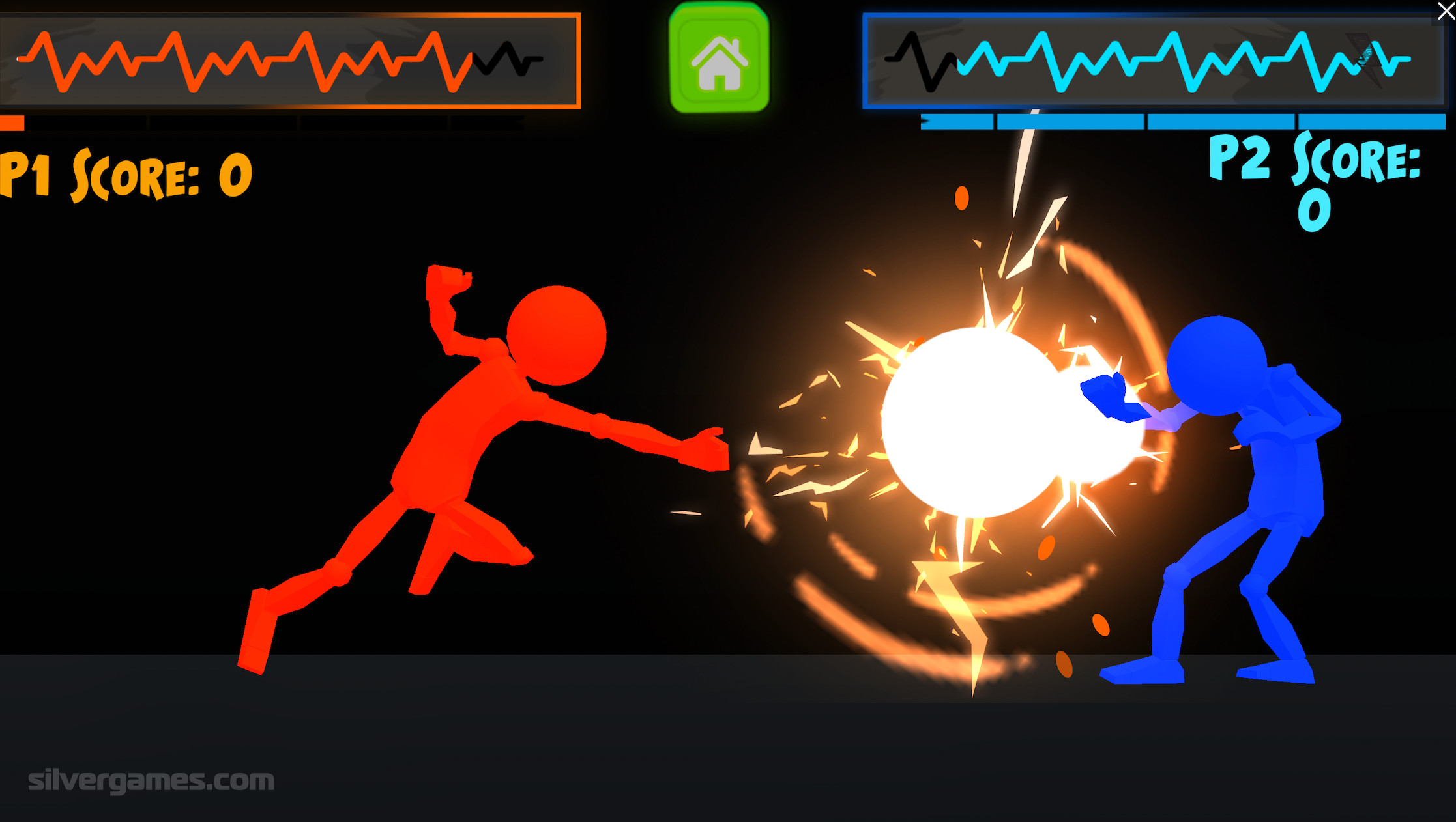 Stickman Fighting 2 Player - free online game