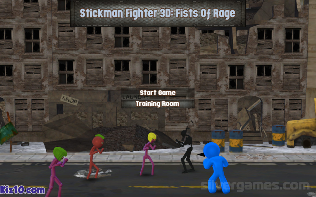 Stickman Fighting 3D - free online game