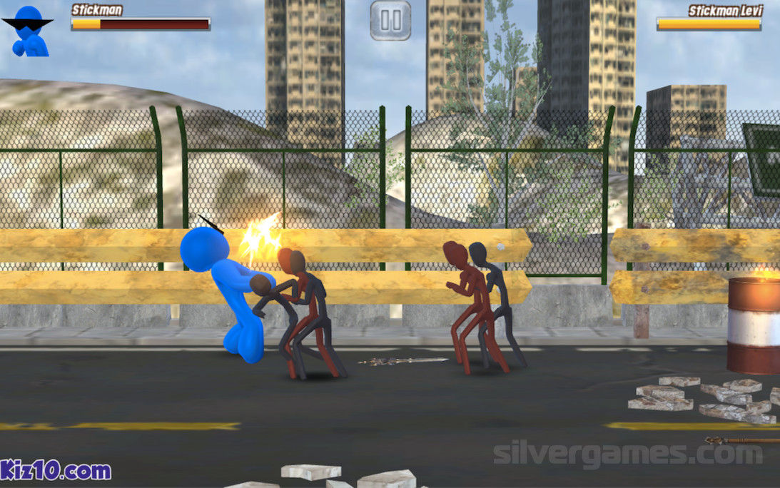 Stickman Fighting 3D - free online game
