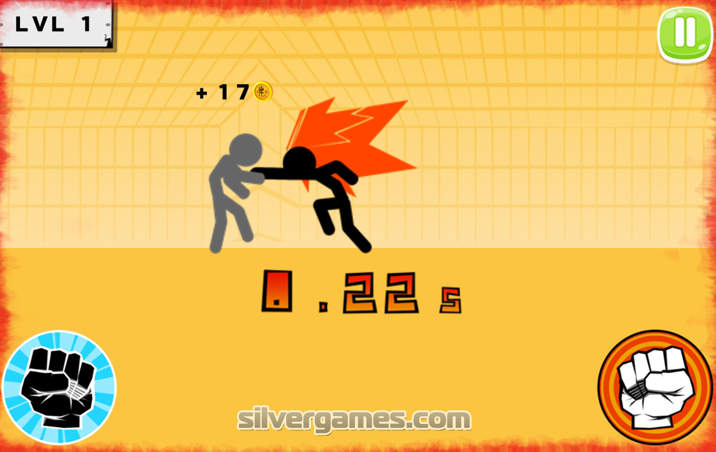 Stickman Fighter - Играйте Онлайн на SilverGames 🕹️