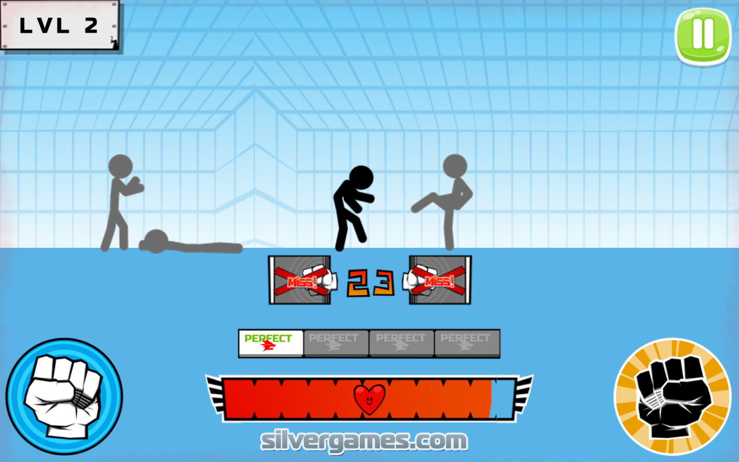 Stickman Fighter - Играйте Онлайн на SilverGames 🕹️