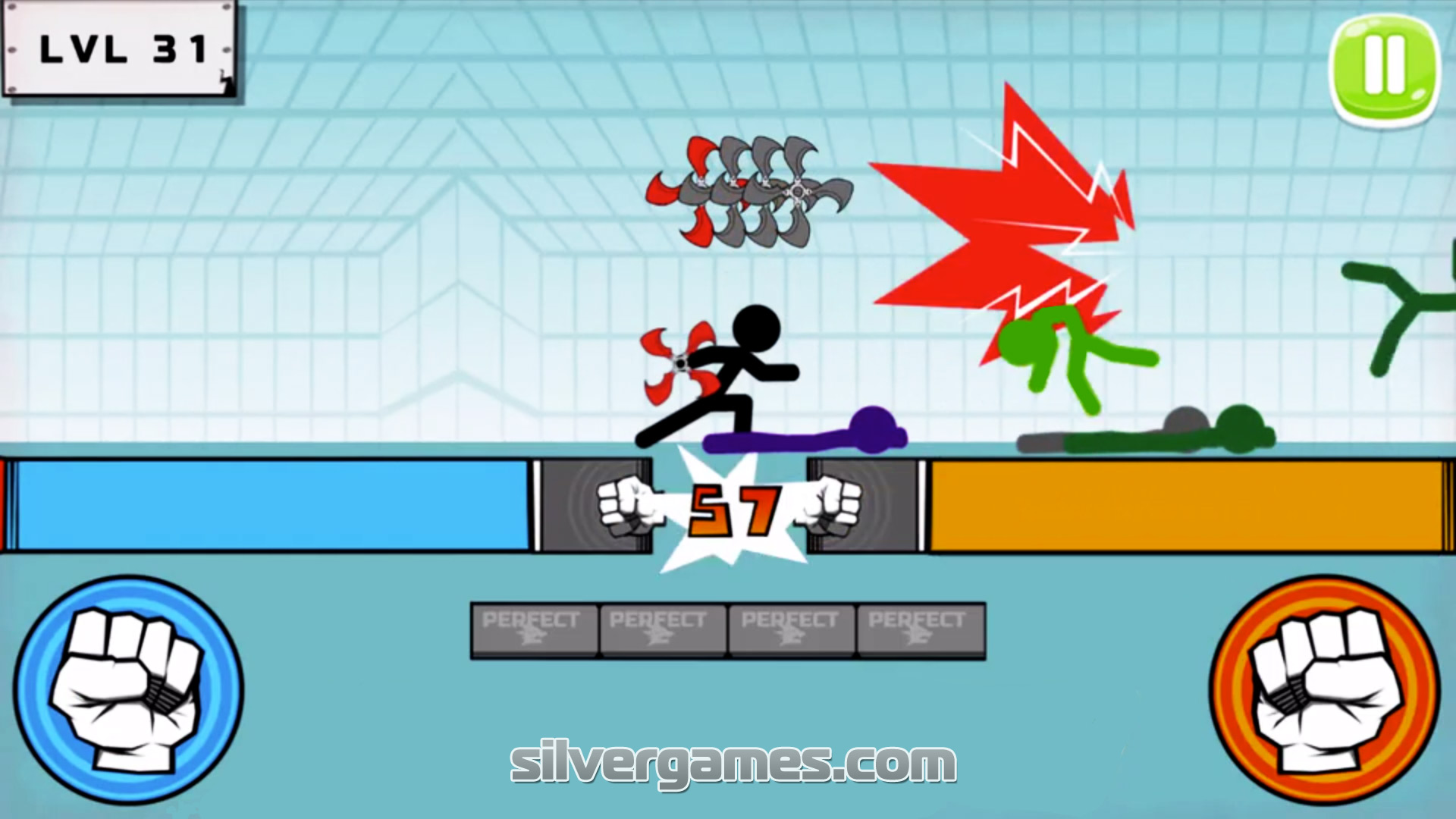 Stickman Fighter - Играйте Онлайн на SilverGames 🕹️