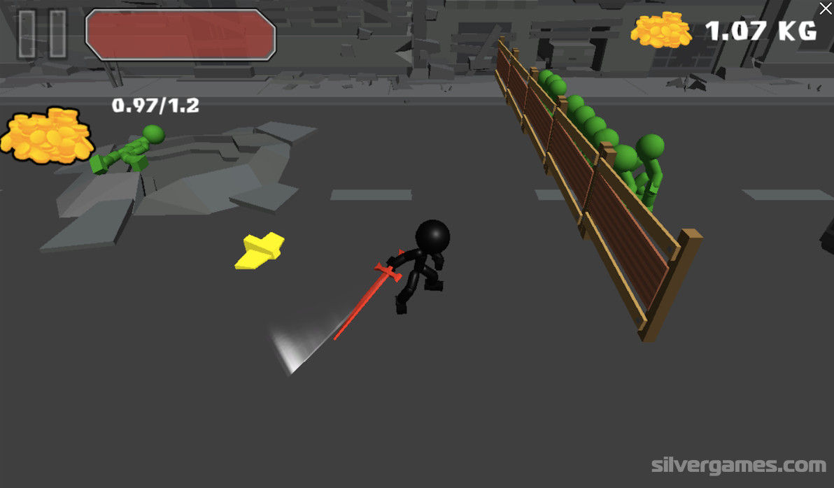 Stickman Fighting 3D - free online game