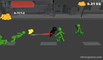 Stickman Sword Fighting 3D: Gameplay Knife Attack