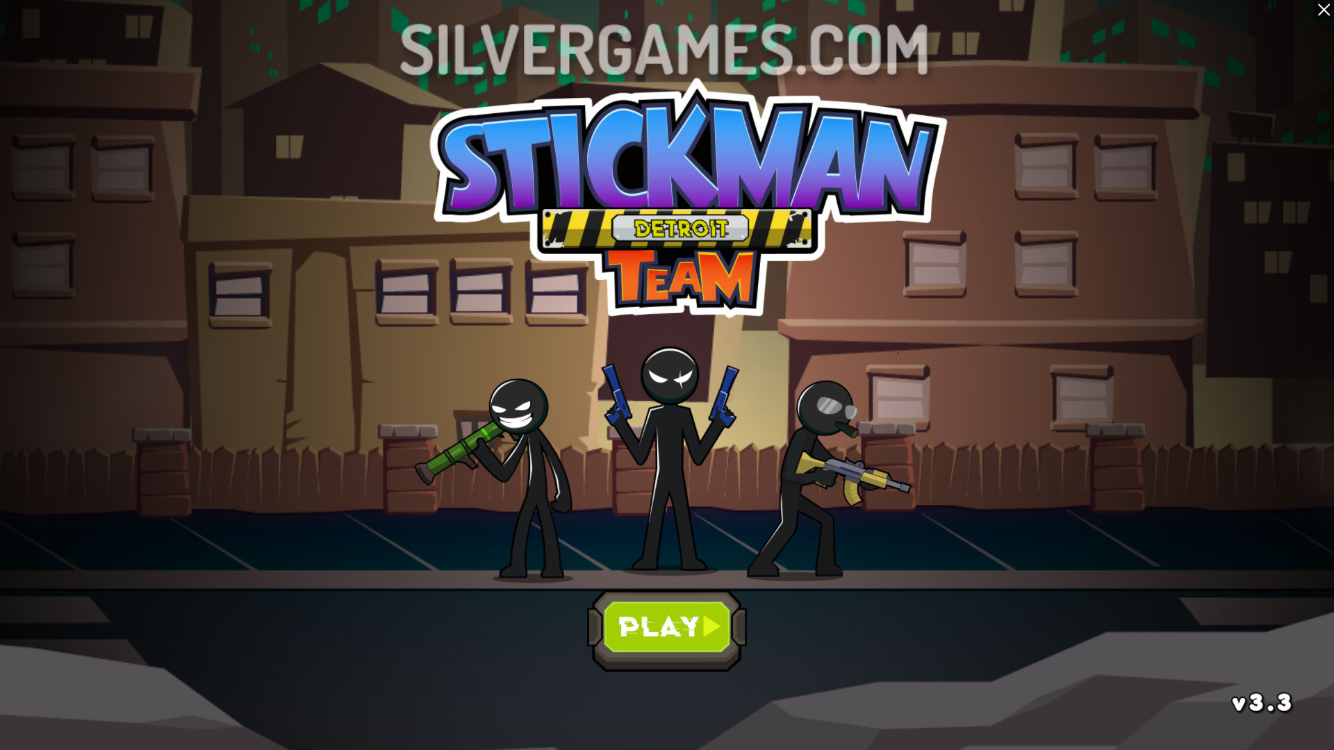 Stickman Team Detroit - Играйте Онлайн на SilverGames 🕹️