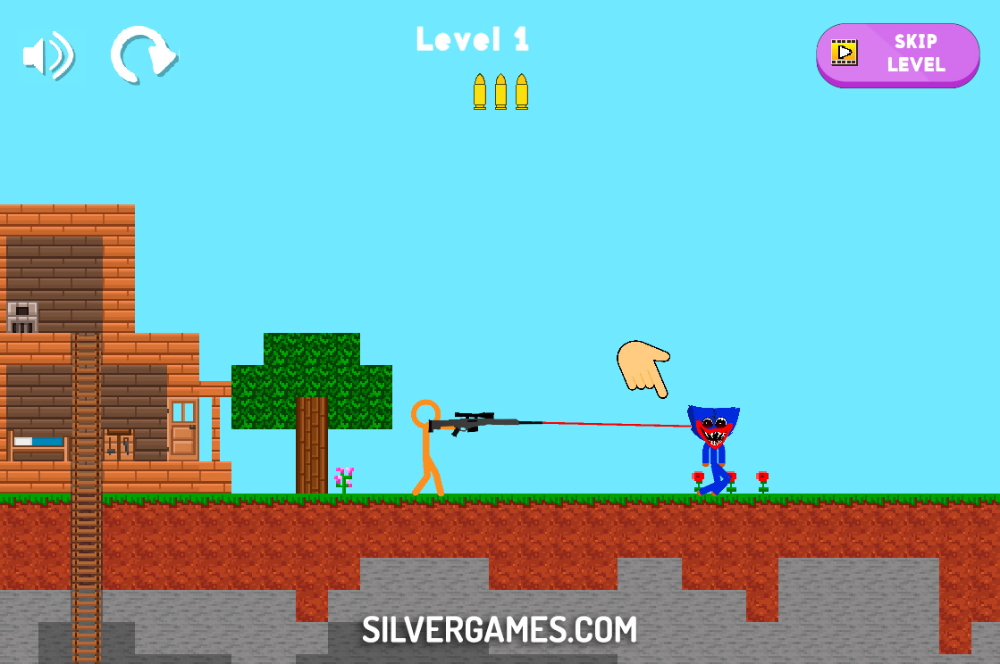 Stickman vs Huggy Wuggy - Играйте Онлайн на SilverGames 🕹️