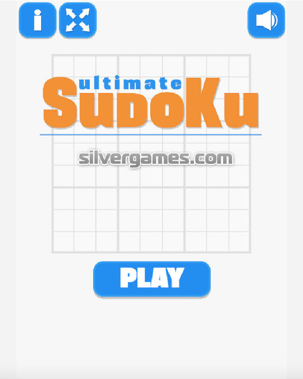 Info about the sudoku puzzle. Sudoku Menu