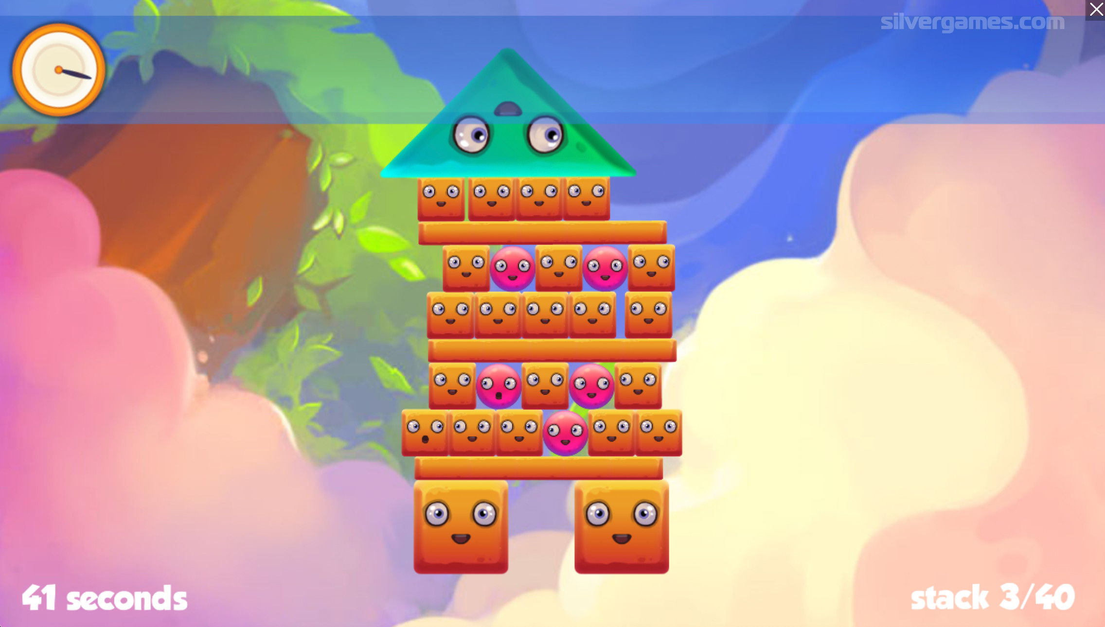 Super Stack - Играйте Онлайн на SilverGames 🕹️