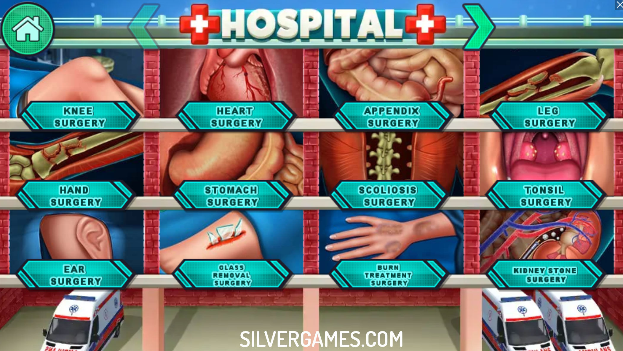 Hospital de cirurgia - Jogue Online em SilverGames 🕹️