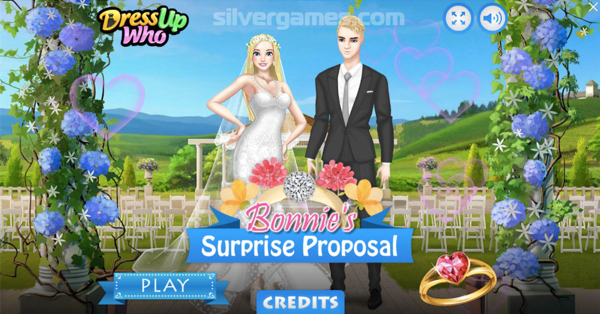 Bonnies Surprise Proposal - Jogos na Internet  Pedido de casamento  surpresa, Casamento surpresa, Lindos vestidos de noiva