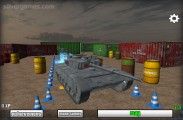Tank Parking 3D: Menu