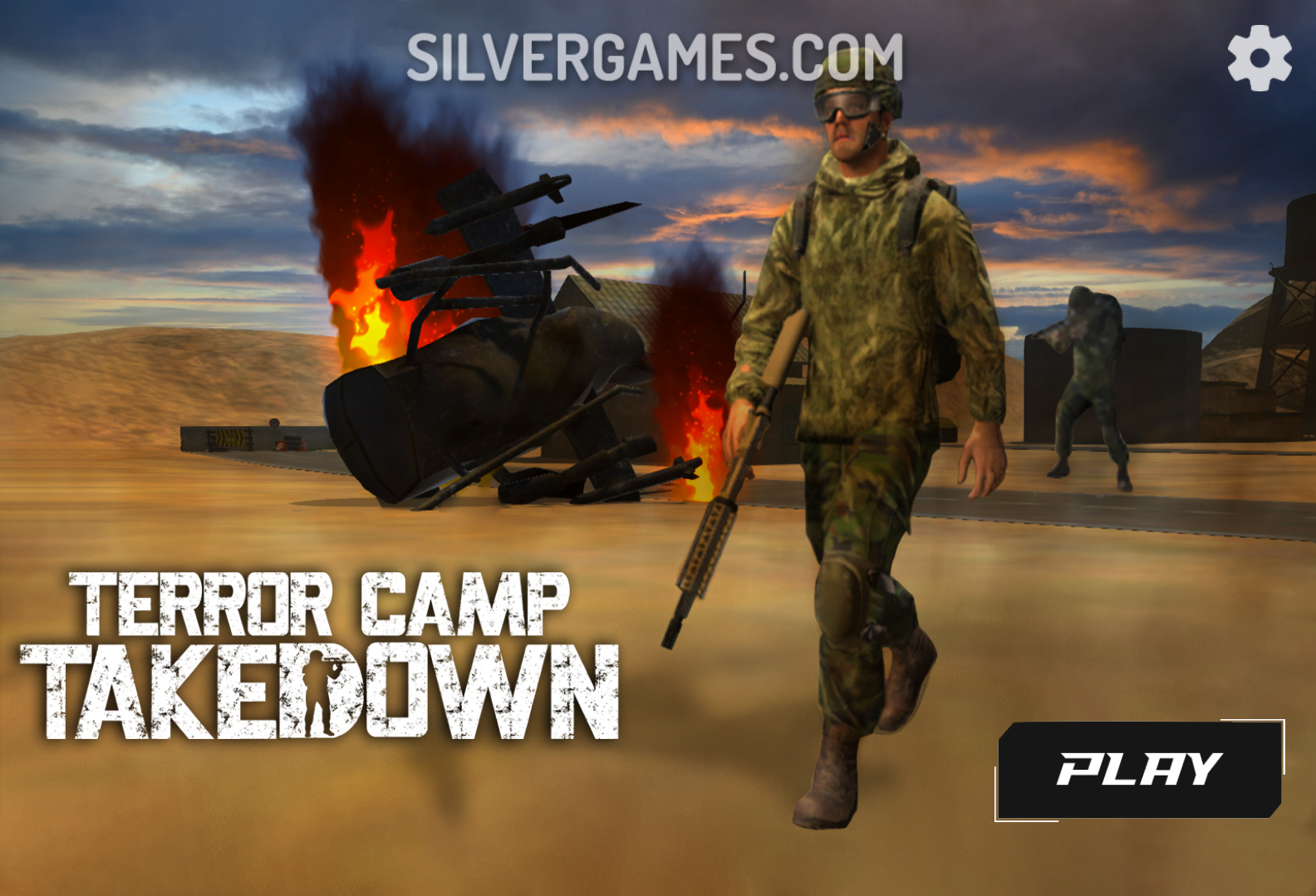 Terror Camp Takedown - Играйте Онлайн на SilverGames 🕹️