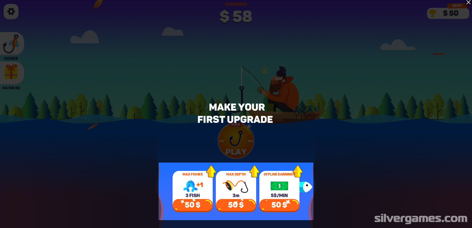 Tiny Fishing - Play Online on SilverGames 🕹️