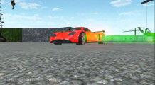 Traffic Car Racing 3D: Drifting Green Wheel Smoke