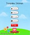 Trampolin-Stickman: Jumping Game