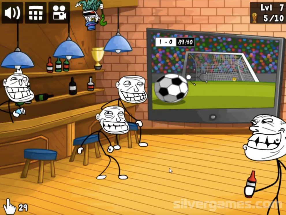 Troll Football Cup 2018 - Play Online on SilverGames 🕹️