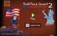 Trollface Quest USA 2: Menu