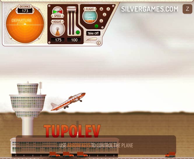 TU 46 flight game. Perfect take off and landing all in HD 