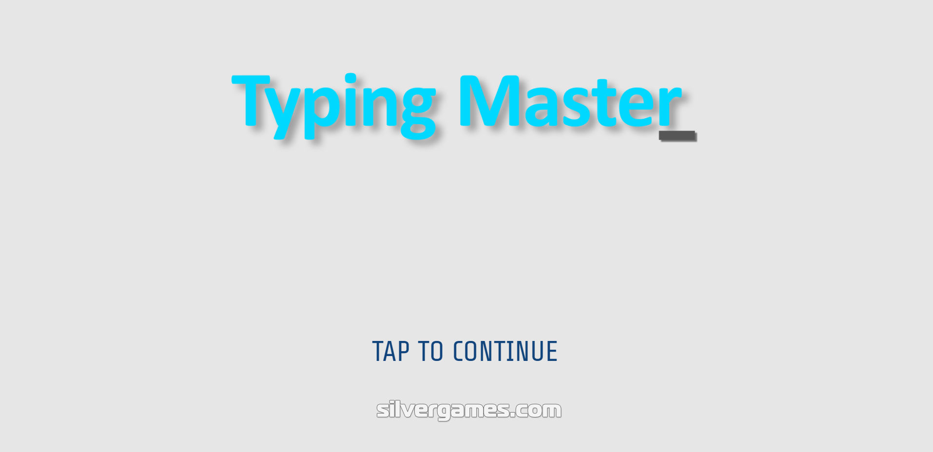 Typing Master - Play Online on SilverGames 🕹️
