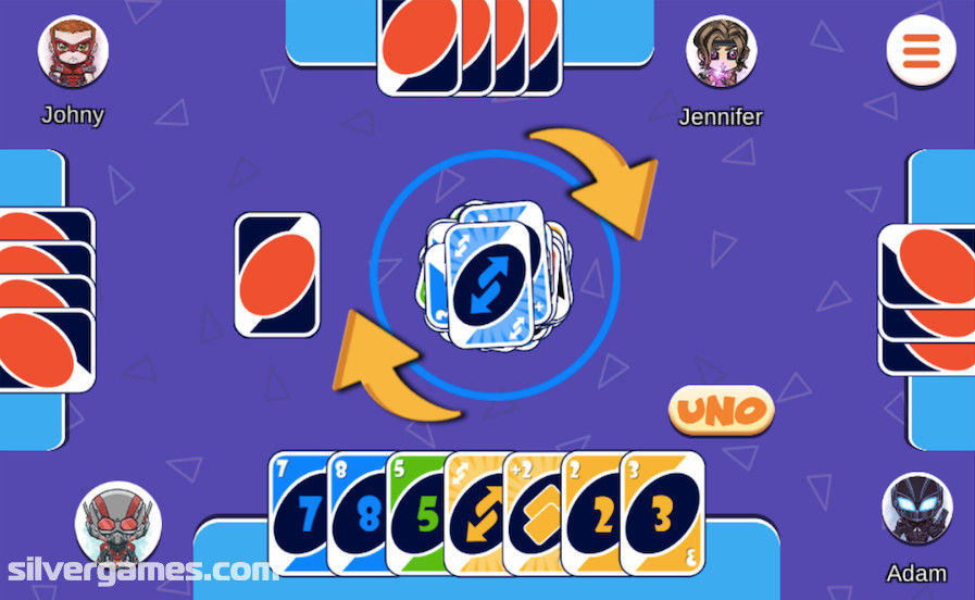 Free Online Multiplayer Uno Card Game Online: Play 2, 3, or 4