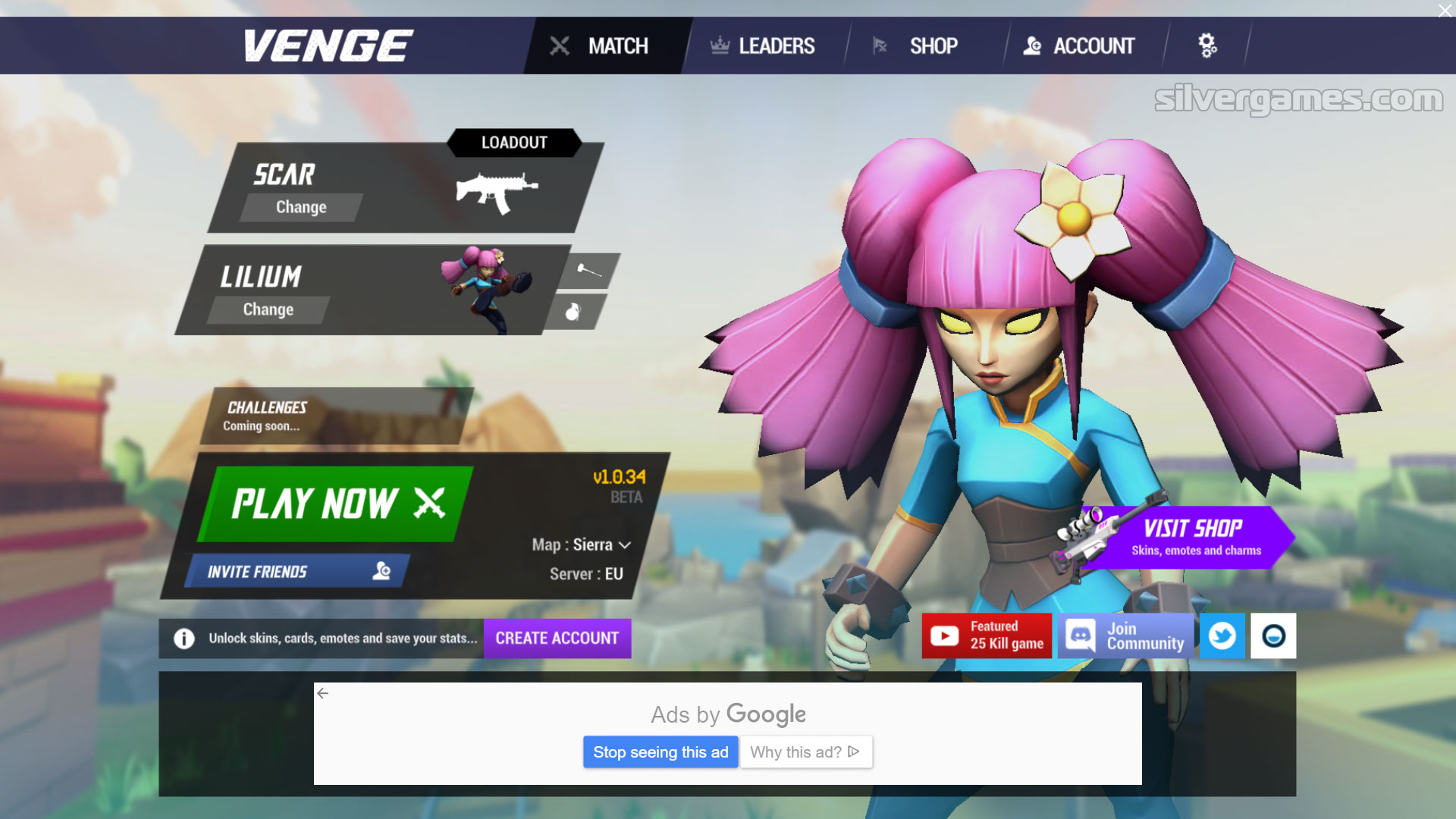 VENGE.IO jogo online gratuito em