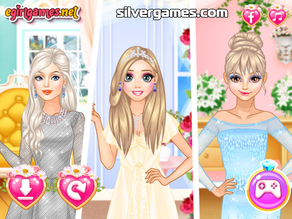 Wedding Style: Cinderella vs Rapunzel vs Elsa - Play Online on SilverGames  ?