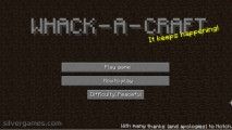 Whack A Craft: Gameplay
