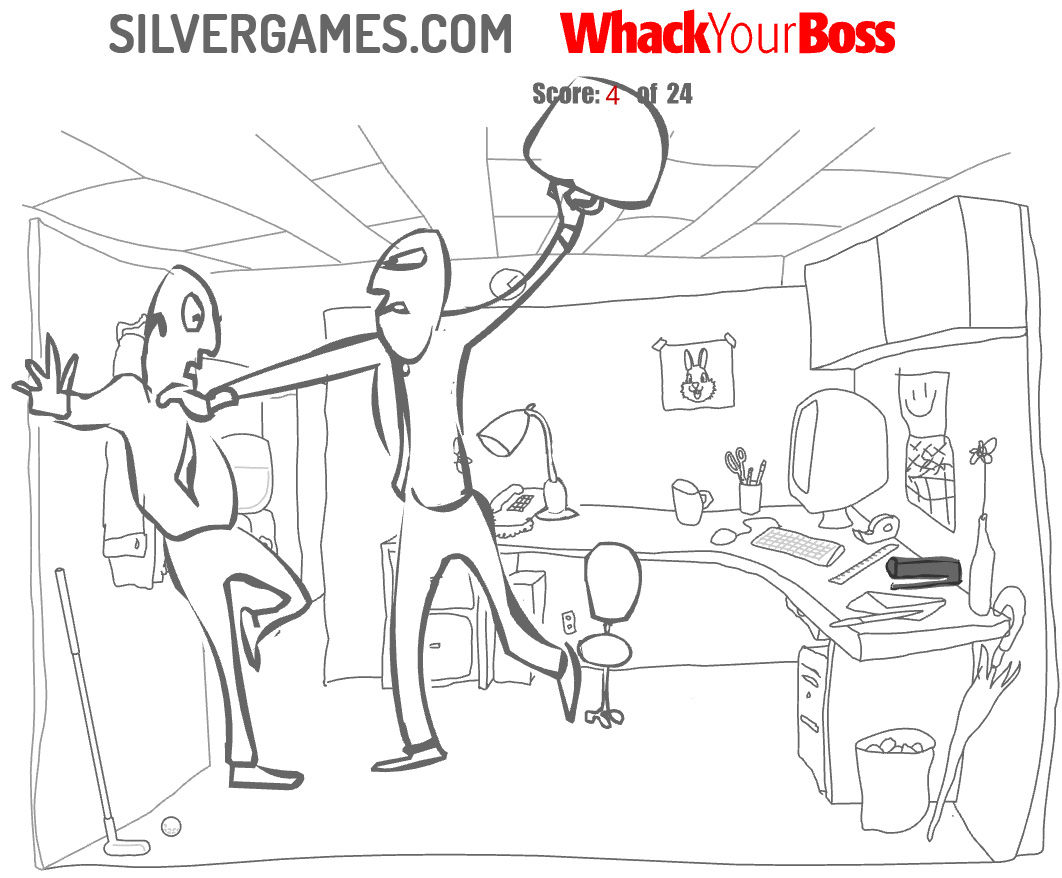 Whack Your Boss / Bata no seu chefe 🔥 Jogue online