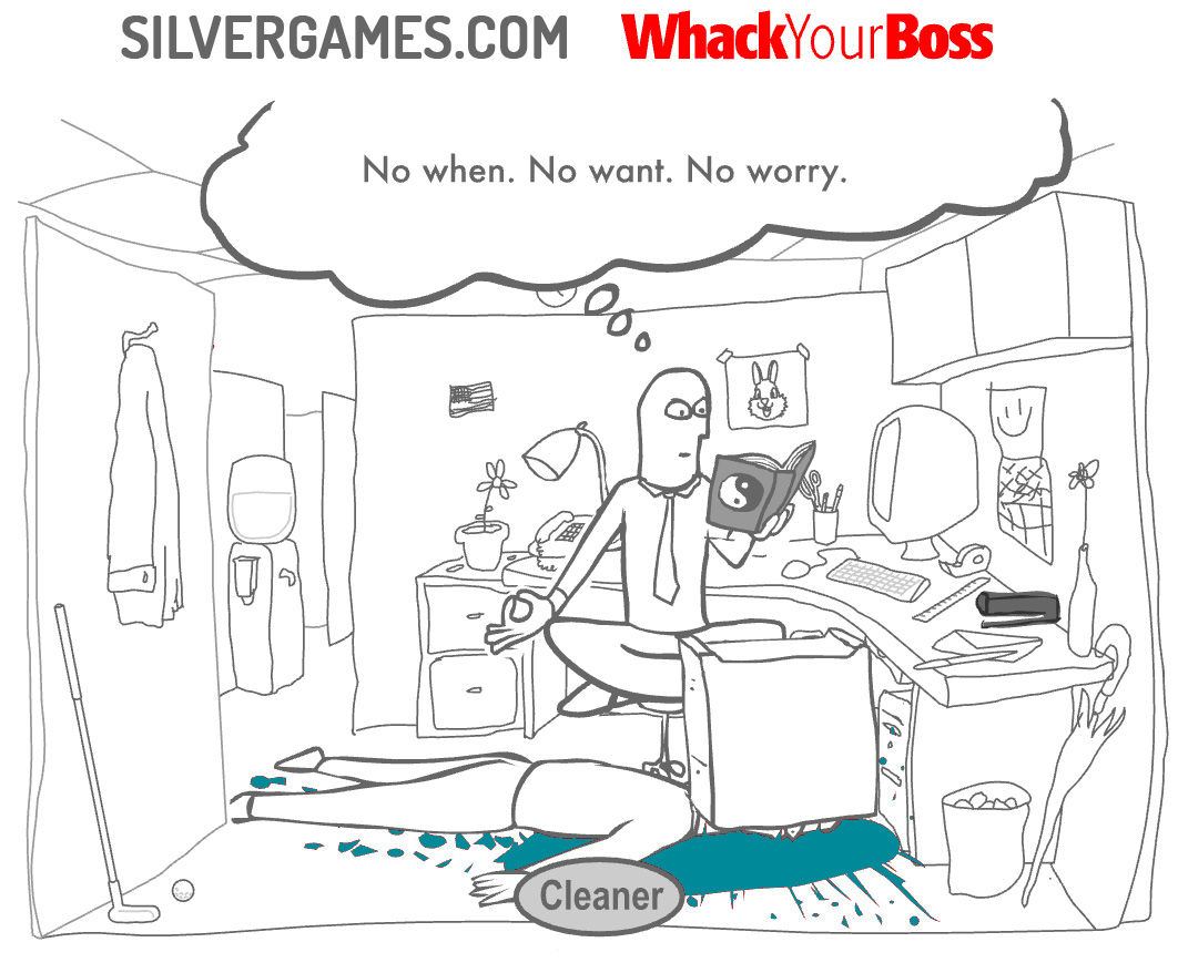 Whack Your Games - Jogando Whack Your Boss - Olha essa Violência - Como  Matar o seu Chefe/Patrão 