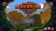 World Of Blocks 3D: Menu