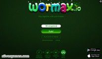 Wormax.io: Start Screen