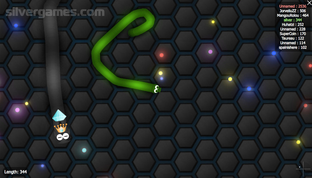 Worm Hunt - Snake Game IO Zone - Jogue Online em SilverGames 🕹