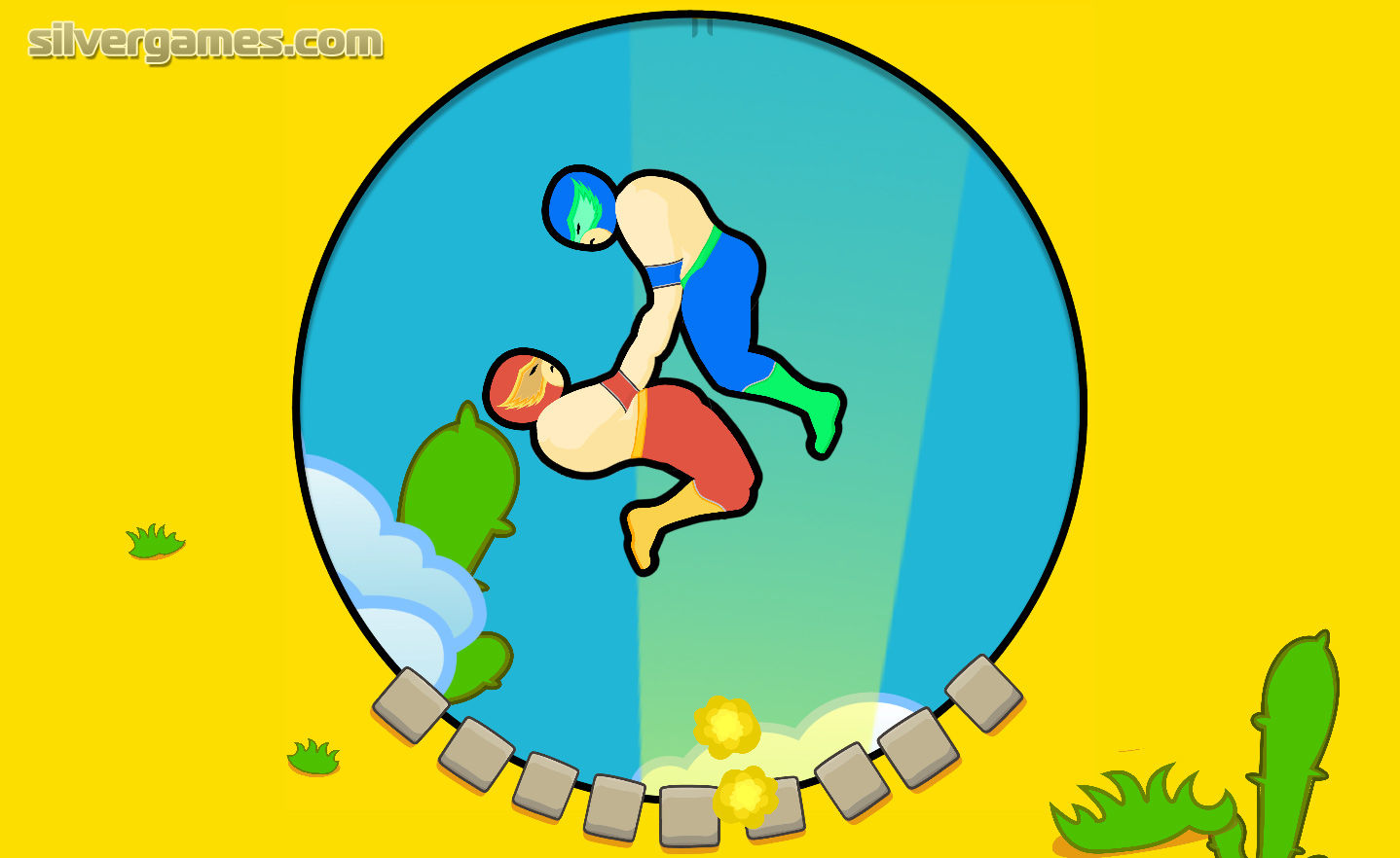 Play Wrestle Jump  Free Online Games. KidzSearch.com