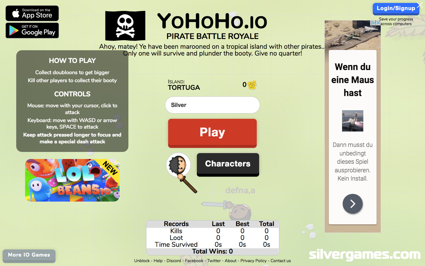 Yohoho.io, Become a pirate on a tropical island