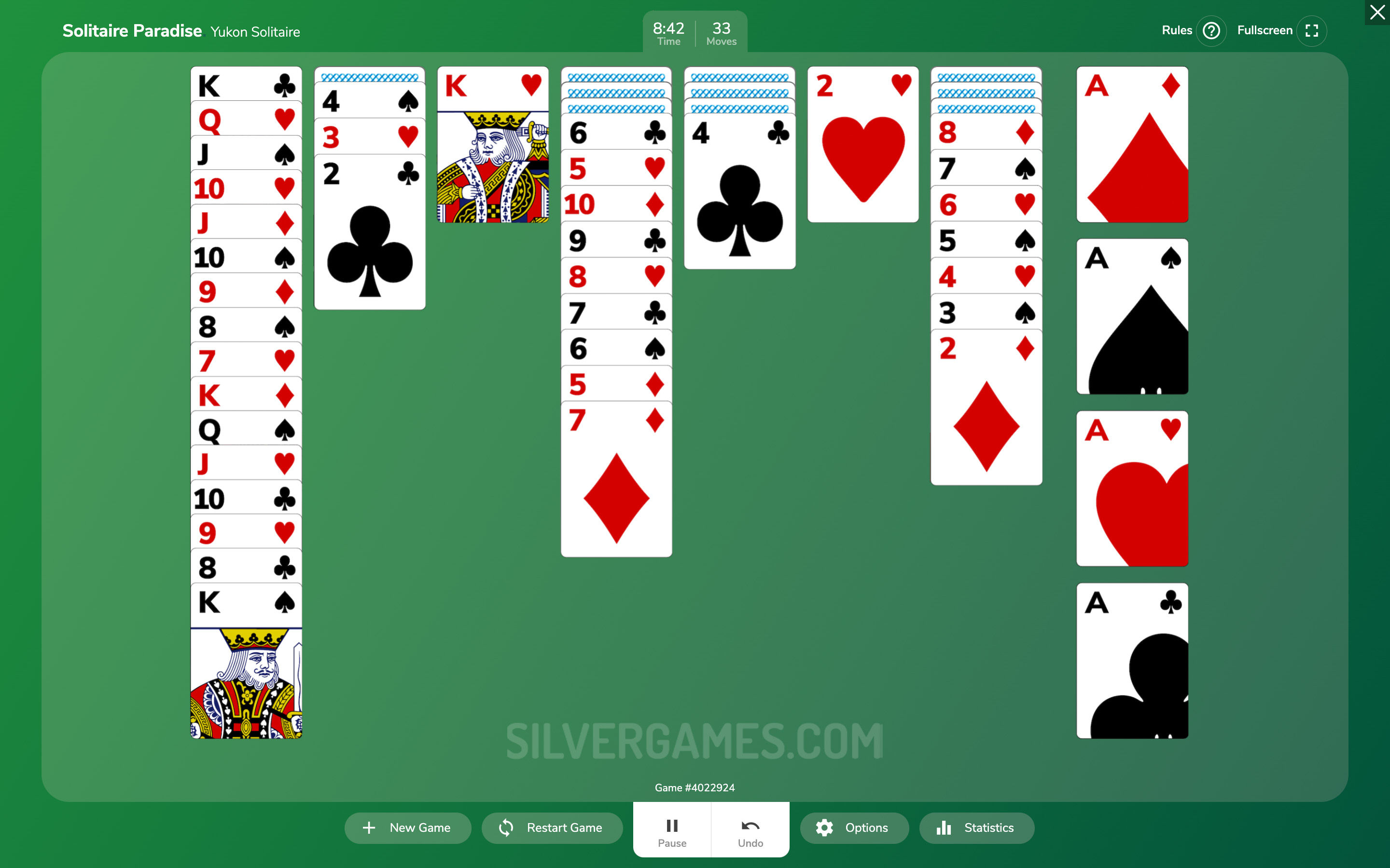 Yukon Solitaire - Play Online