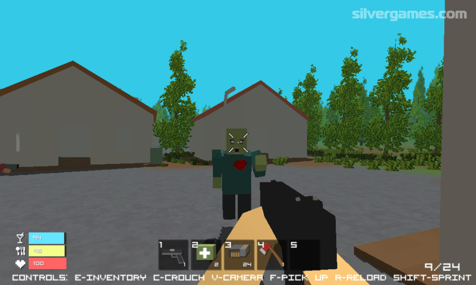 Zombie Survival Gun 3D - Online Game - Play for Free